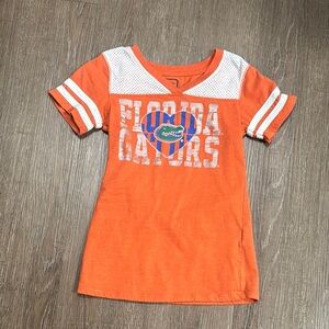 Pro Edge Orange and White Athletic Tee